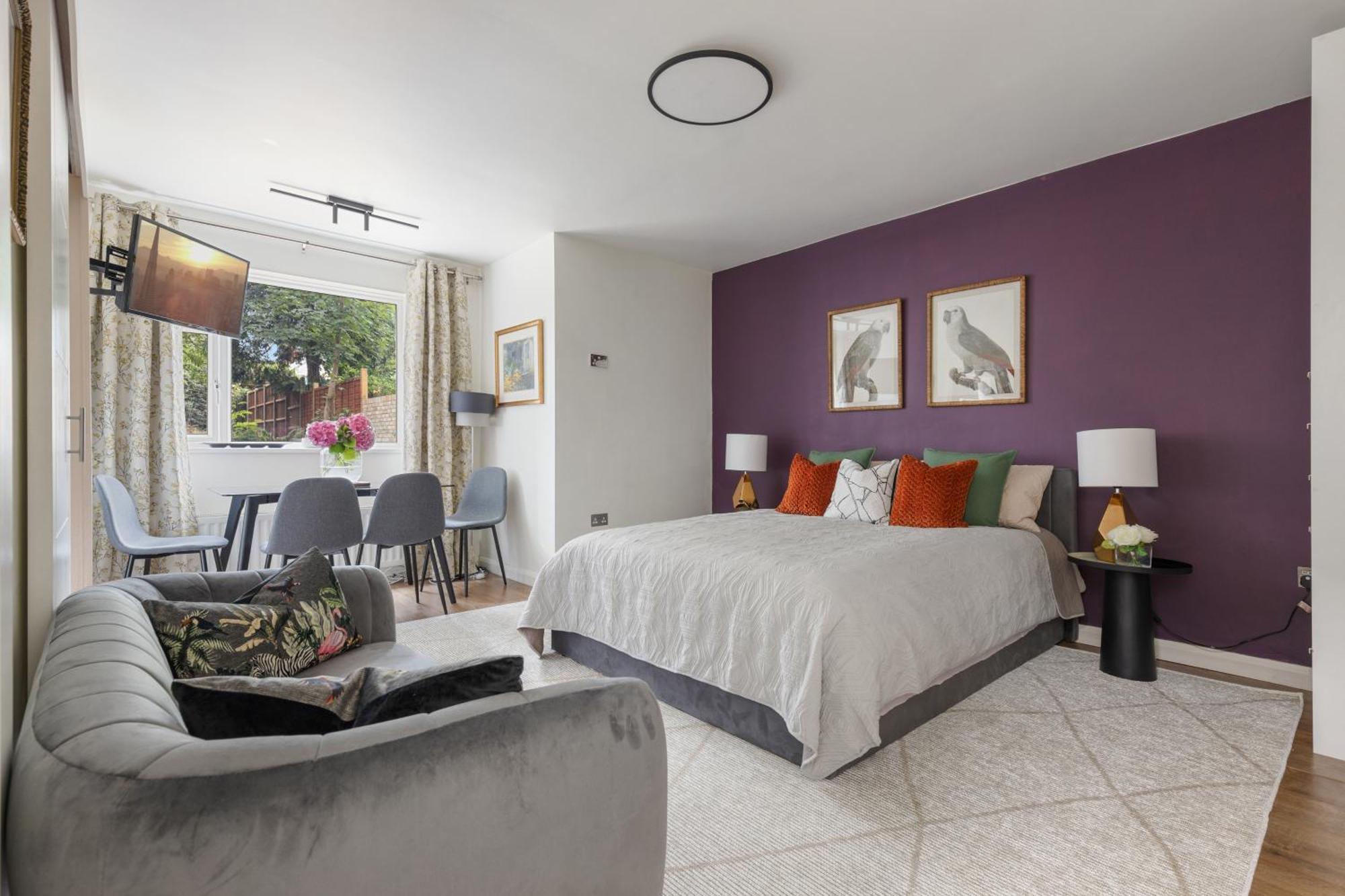 King Studio Apartment With Garden And Parking Илинг Экстерьер фото