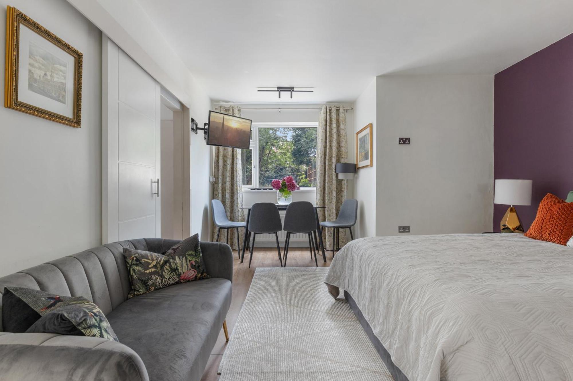 King Studio Apartment With Garden And Parking Илинг Экстерьер фото